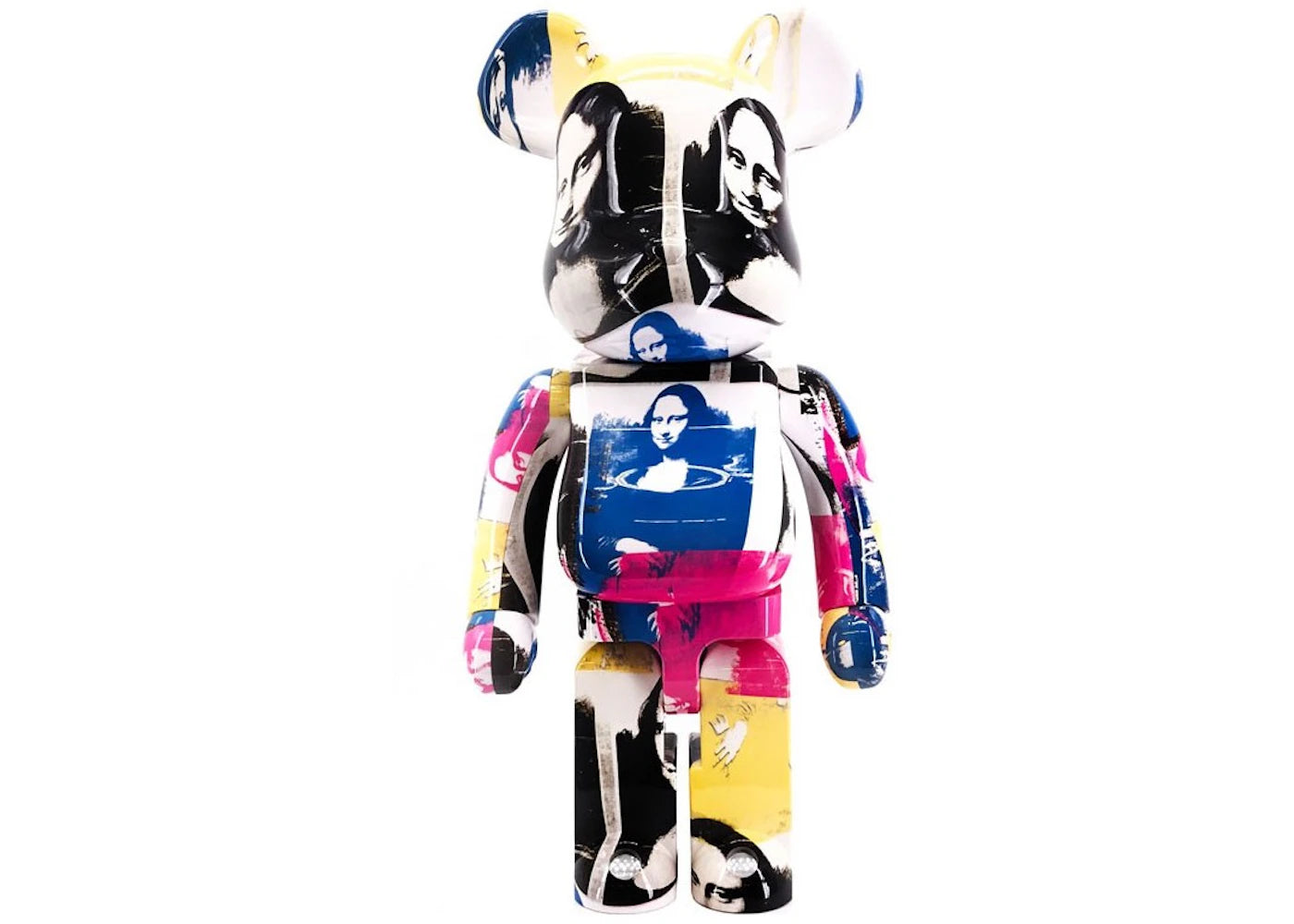 Bearbrick Andy Warhol Double Mona Lisa 1000% Multicolor