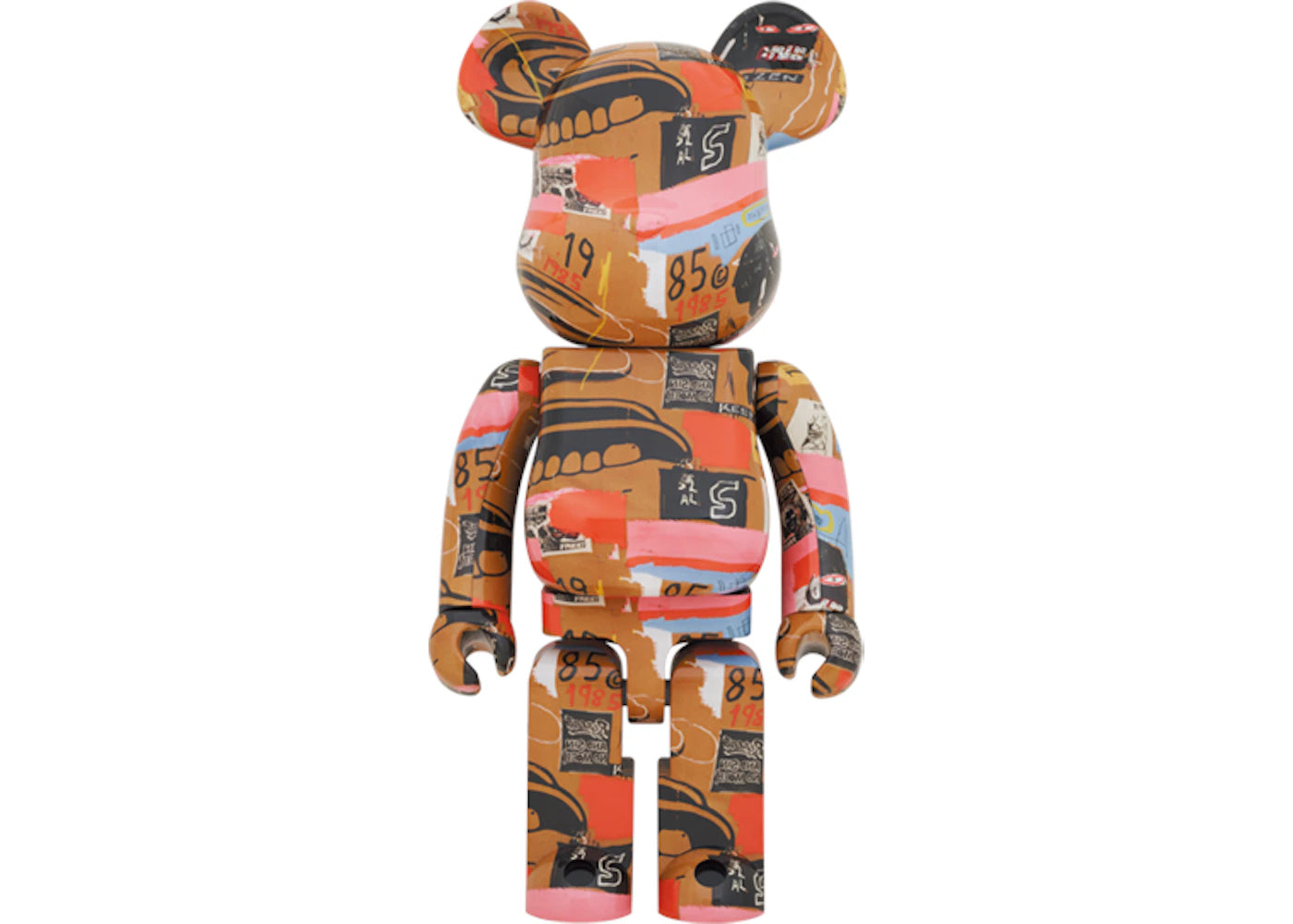 Bearbrick Andy Warhol x JEAN-MICHEL BASQUIAT #2 1000%