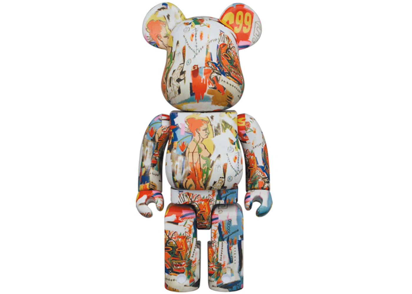 Bearbrick Andy Warhol x JEAN-MICHEL BASQUIAT #4 1000%