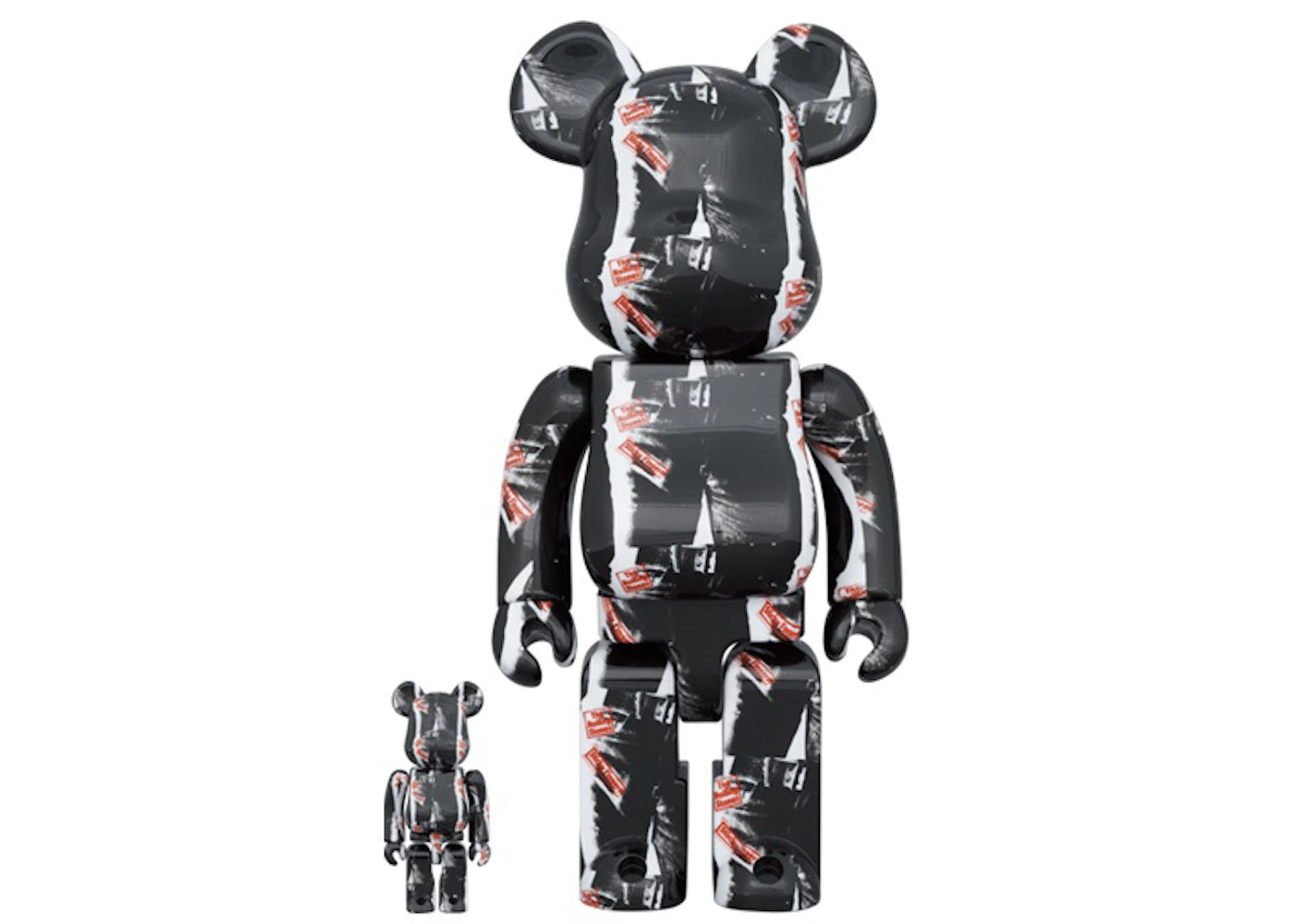 Bearbrick Andy Warhol x The Rolling Stones (Sticky Fingers) 100% & 400% Set