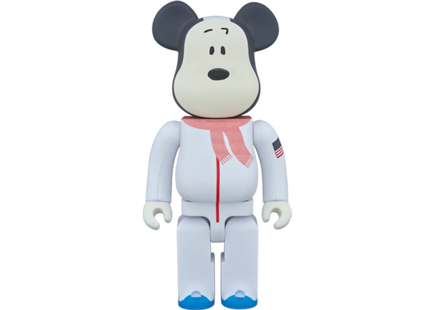 Bearbrick Astronaut Snoopy 400% White