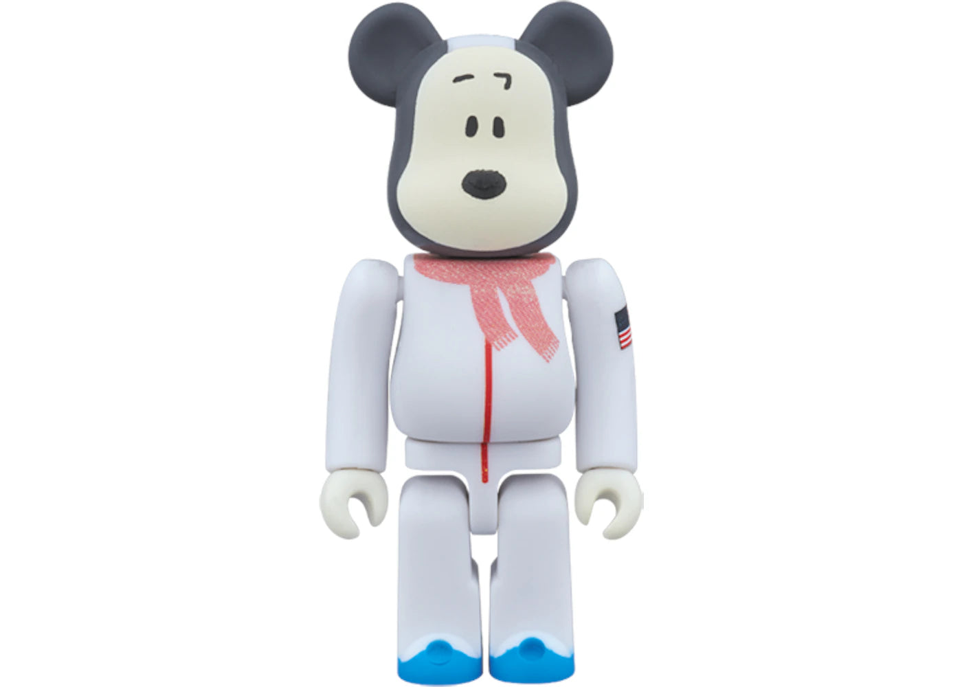 Bearbrick Astronauts Snoopy 100% White