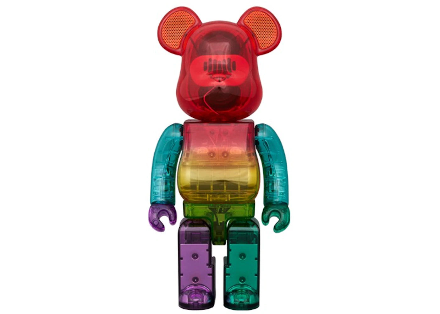 Bearbrick Audio Rainbow Portable Bluetooth Speaker 400%