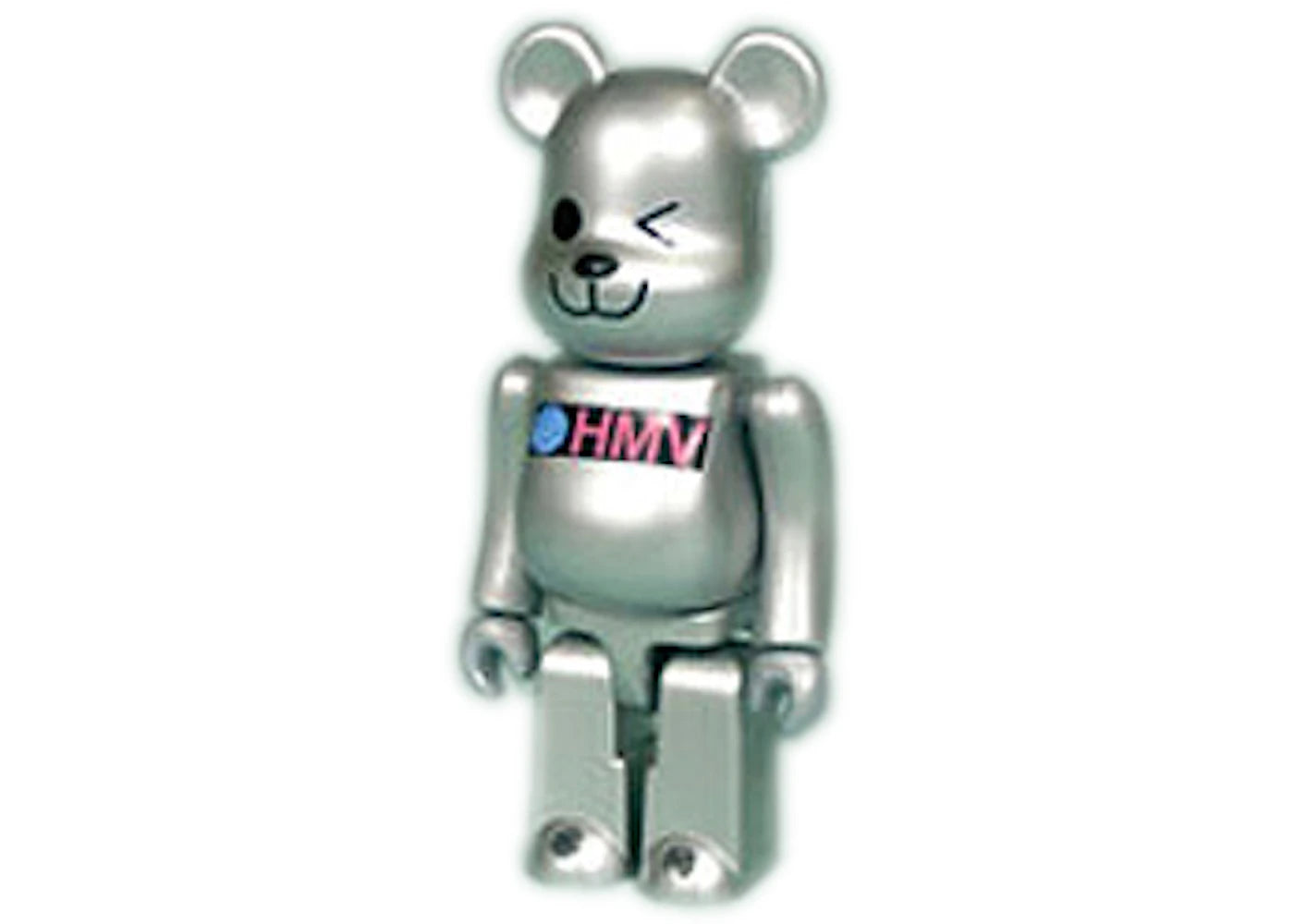 Bearbrick B-000 HMV 400% Silver