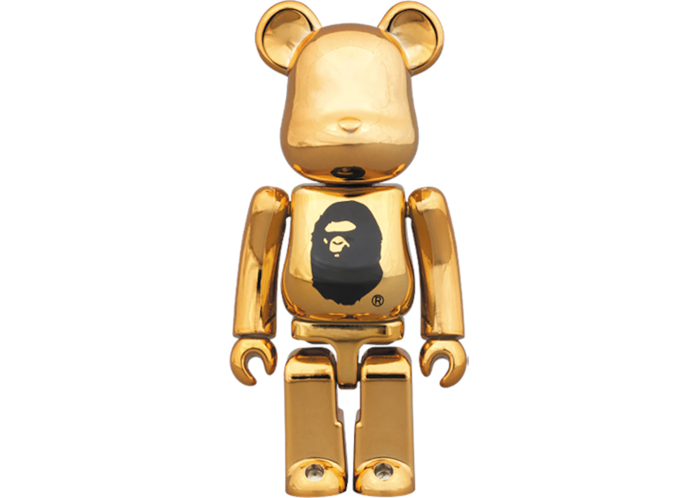 Bearbrick BAPE 23th Anniversary 100% Gold