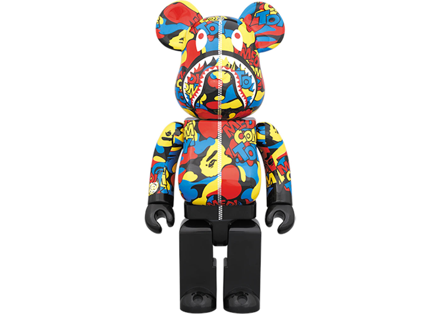 Bearbrick BAPE Camo Shark 400% Multi