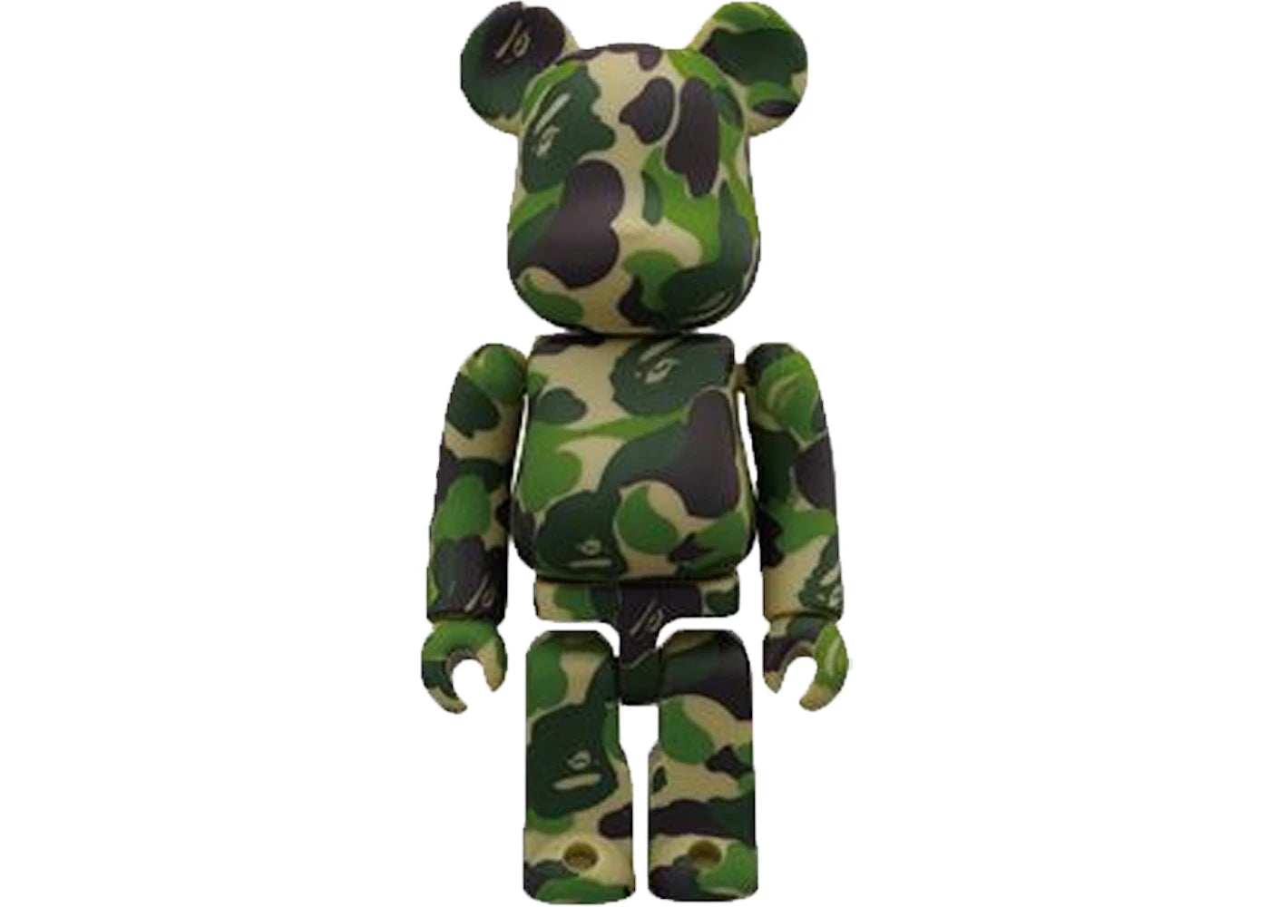 Bearbrick BAPE Play 100% Camo Green