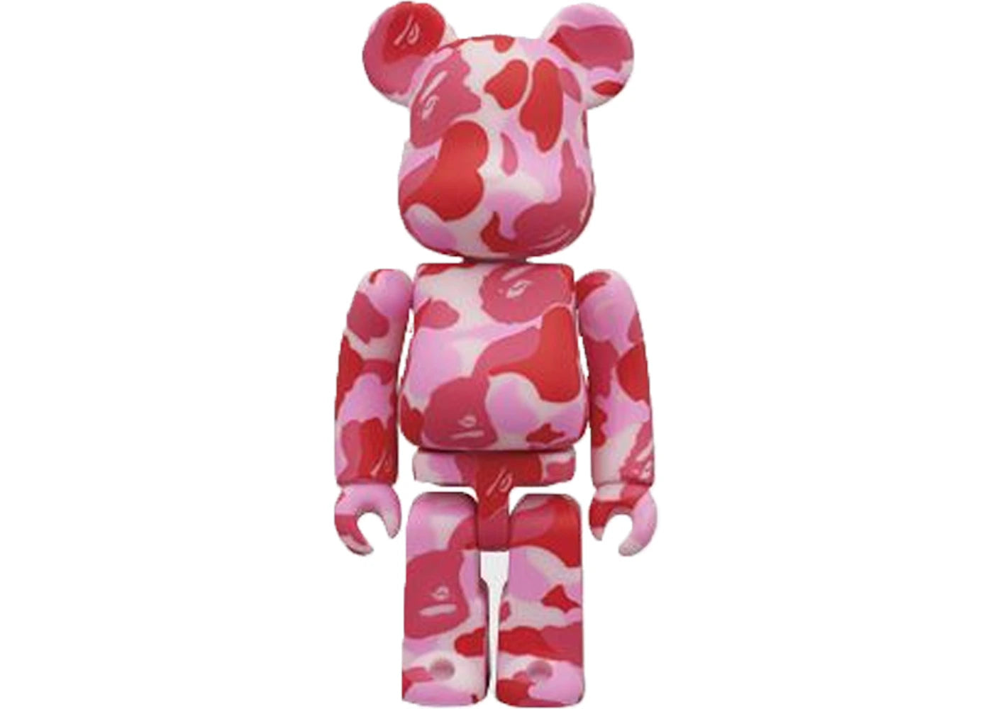 Bearbrick BAPE Play 100% Camo Pink