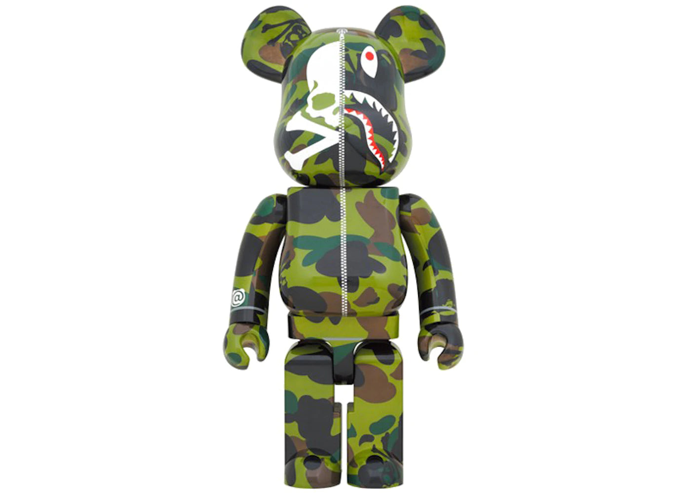 Bearbrick BAPE x Mastermind 1000% Green Camo