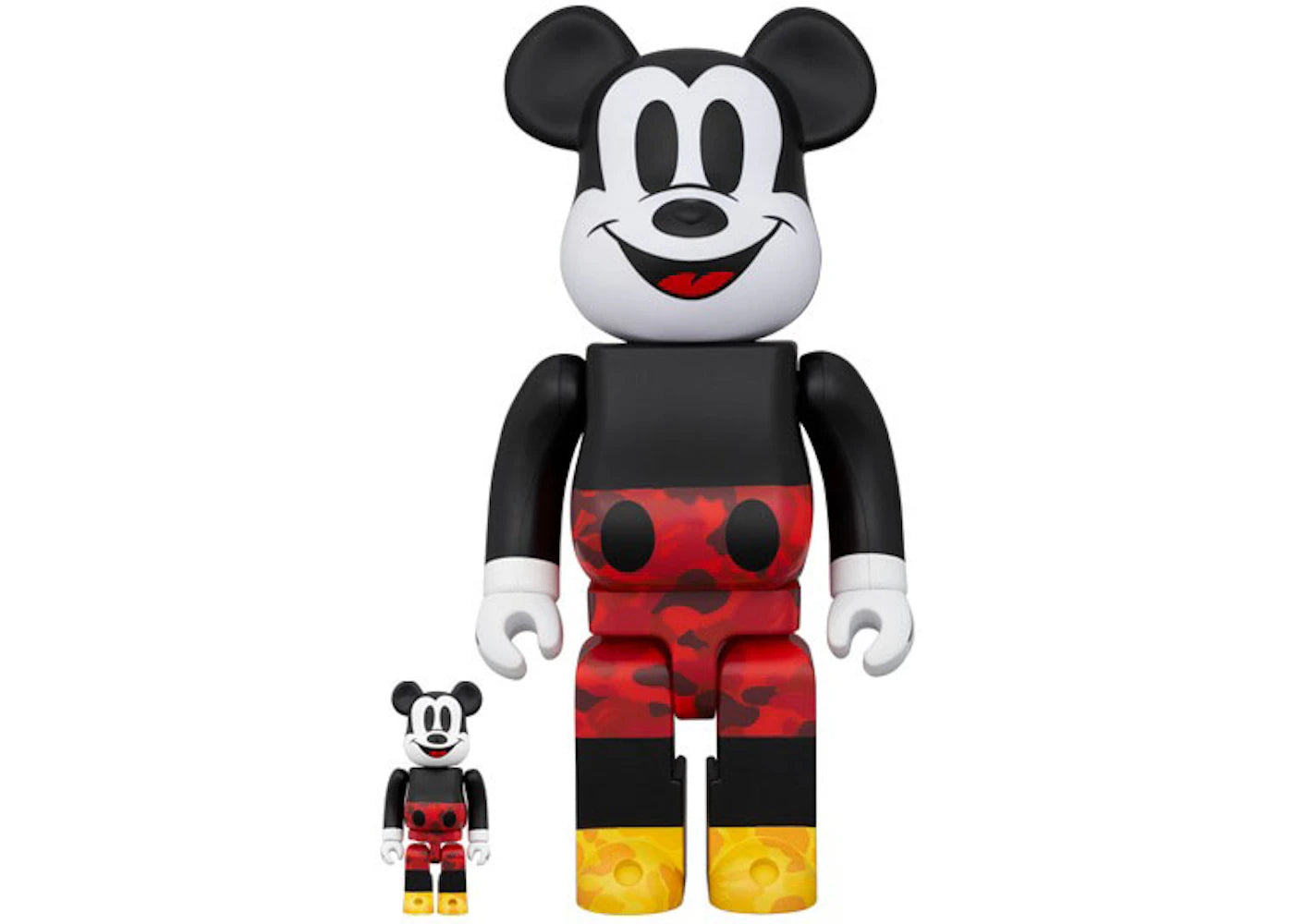 Bearbrick BAPE(R) Disney Mickey Mouse 100% & 400% Set