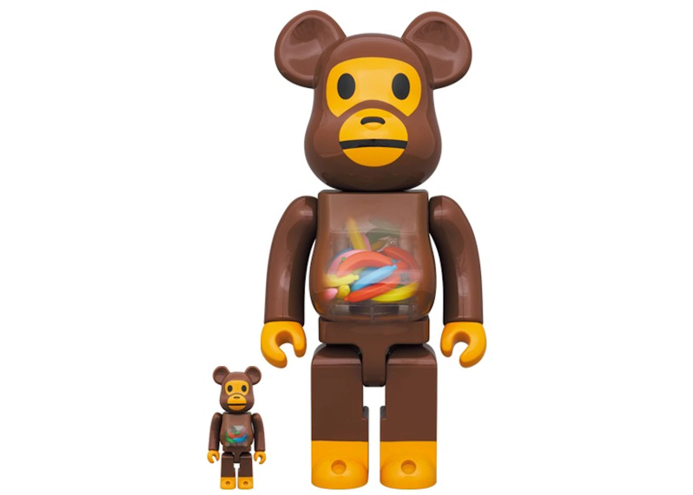 Bearbrick Baby Milo And Banana 100% & 400% Set