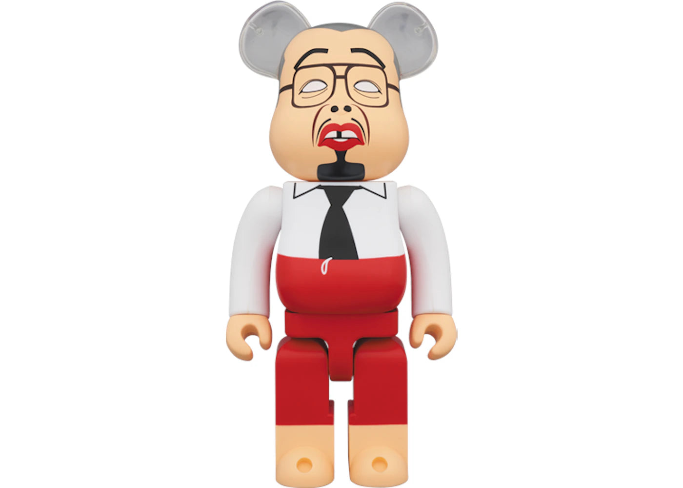 Bearbrick Balance Uncle 400% White/Red