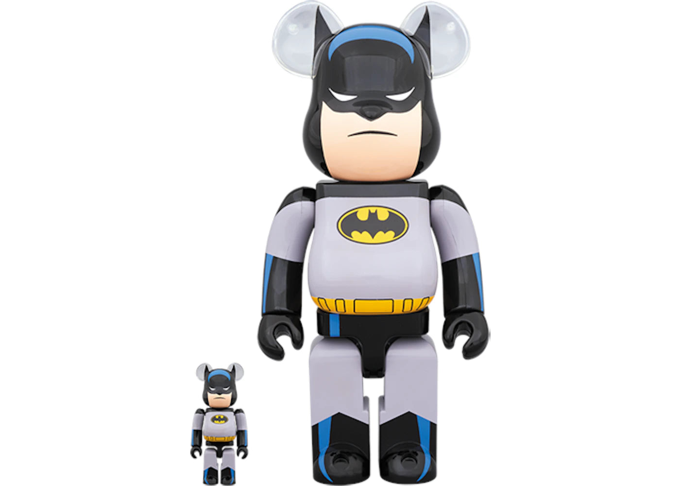 Bearbrick Batman Animated 100% & 400% Black