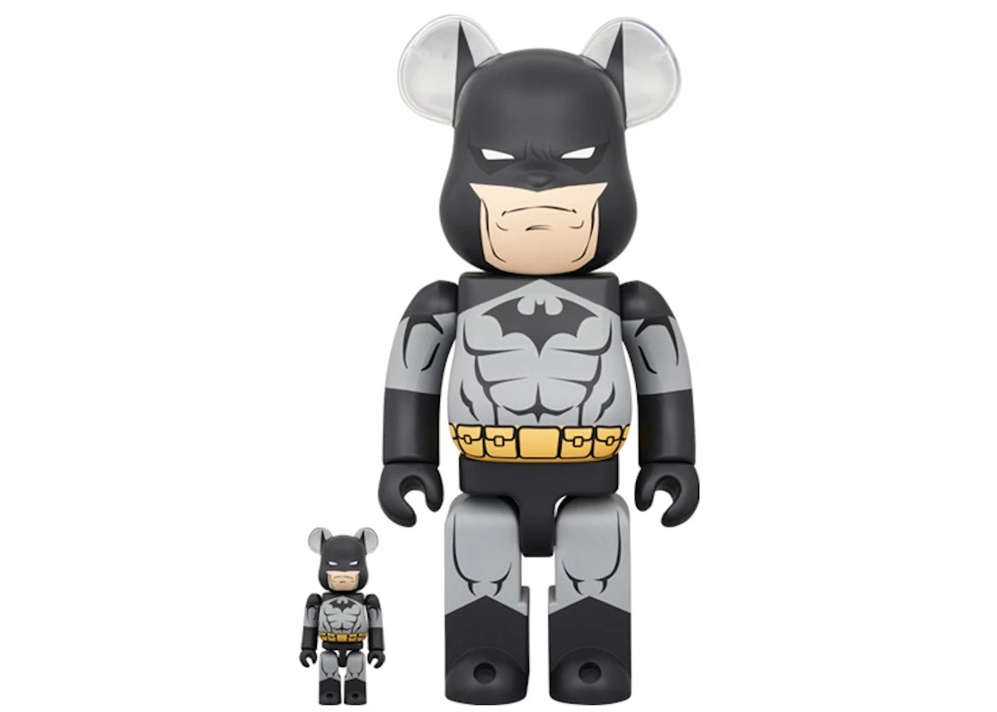 Bearbrick Batman Hush 100% & 400% Set Black