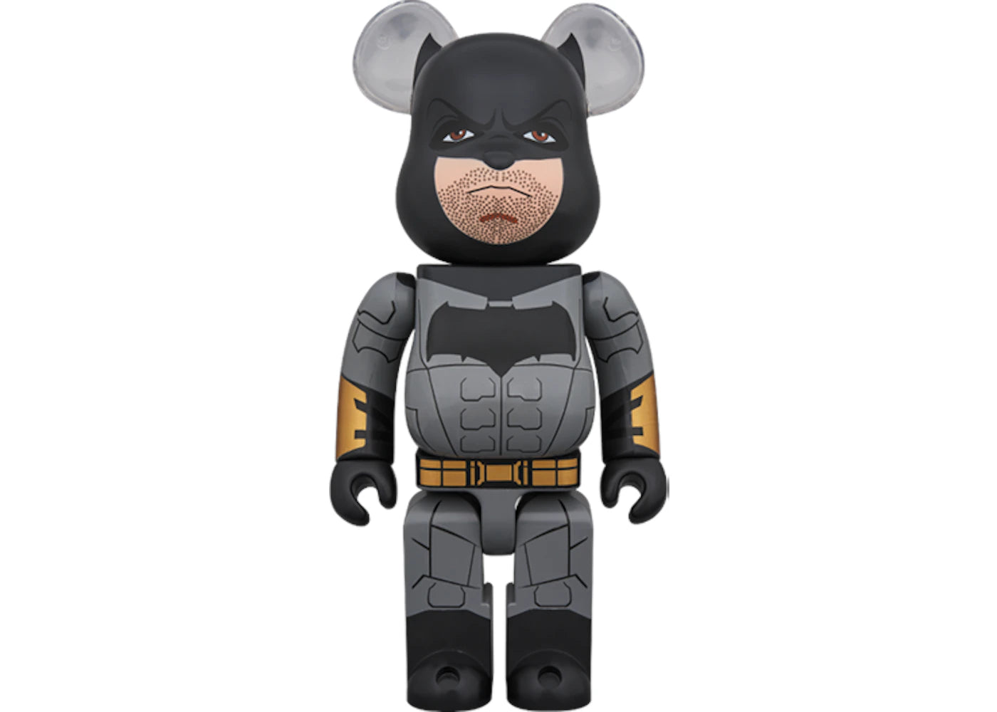 Bearbrick Batman (Justice League Ver.) 400% Black/Grey