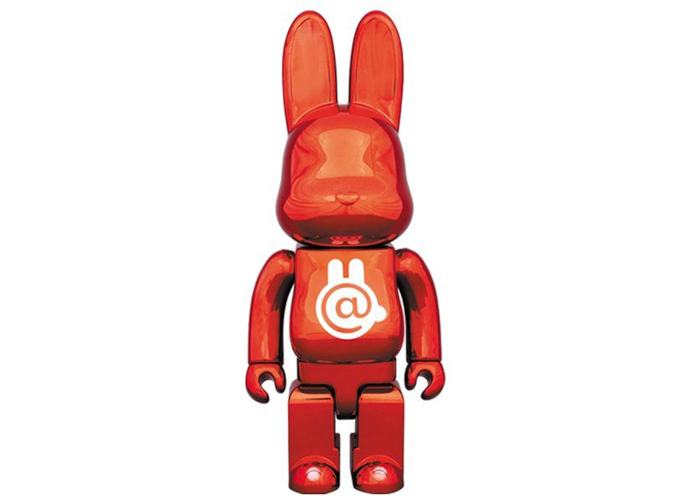 Bearbrick Bearbrick Rabbrick CHROME 400% RED