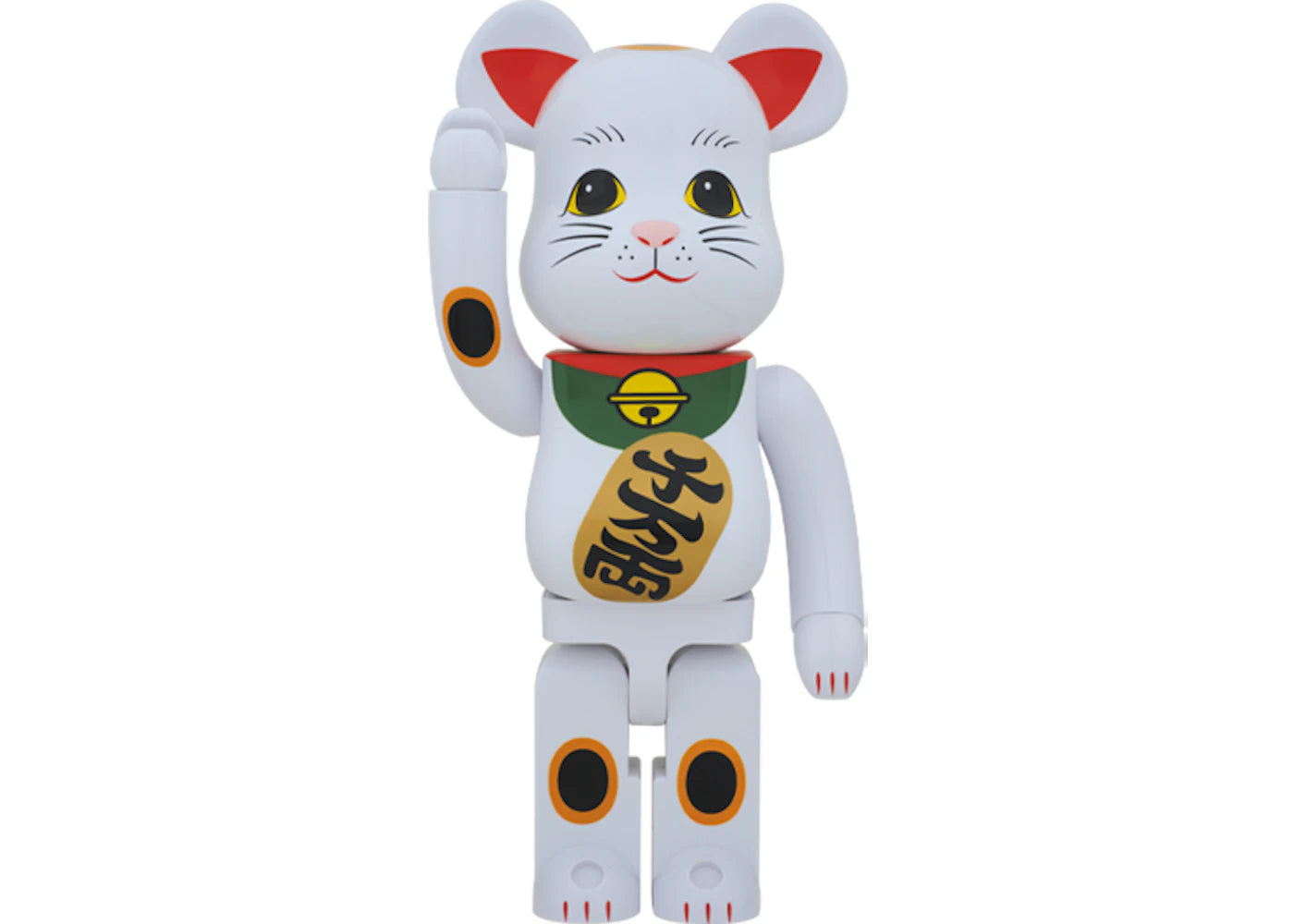 Bearbrick Beckoning Cat 1000% White