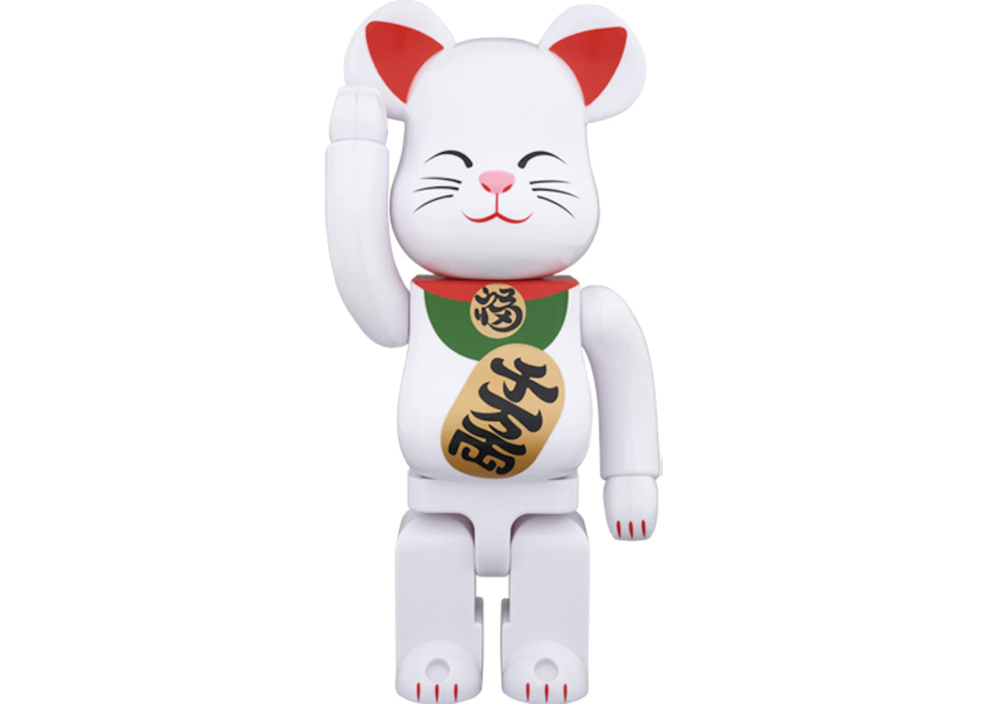 Bearbrick Beckoning Cat 400% White