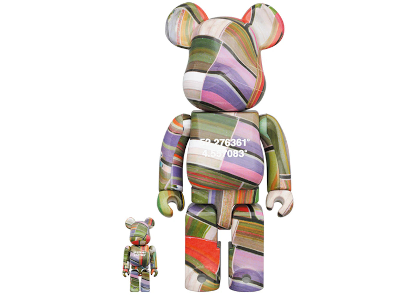 Bearbrick Benjamin Grant (Overview) Lisse 100% & 400% Set