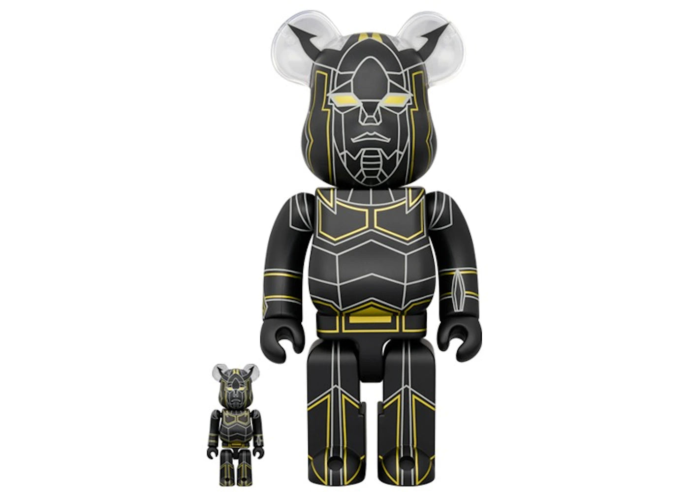 Bearbrick Black Reideen 100% & 400% Set