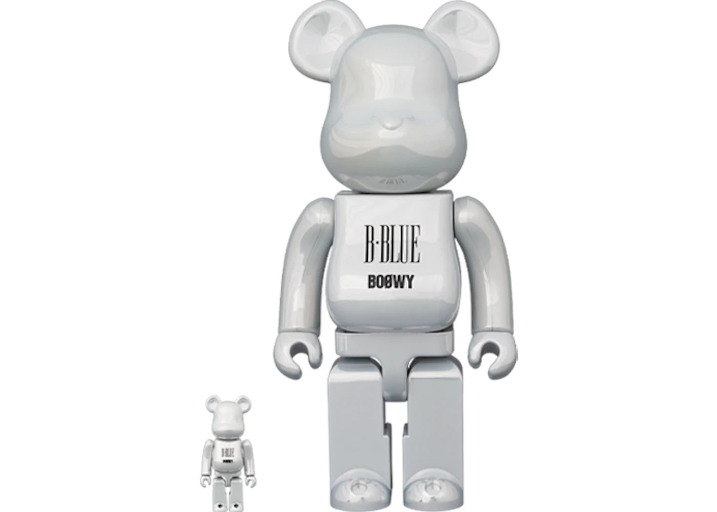 Bearbrick Boowy "B Blue" 100% & 400% Set