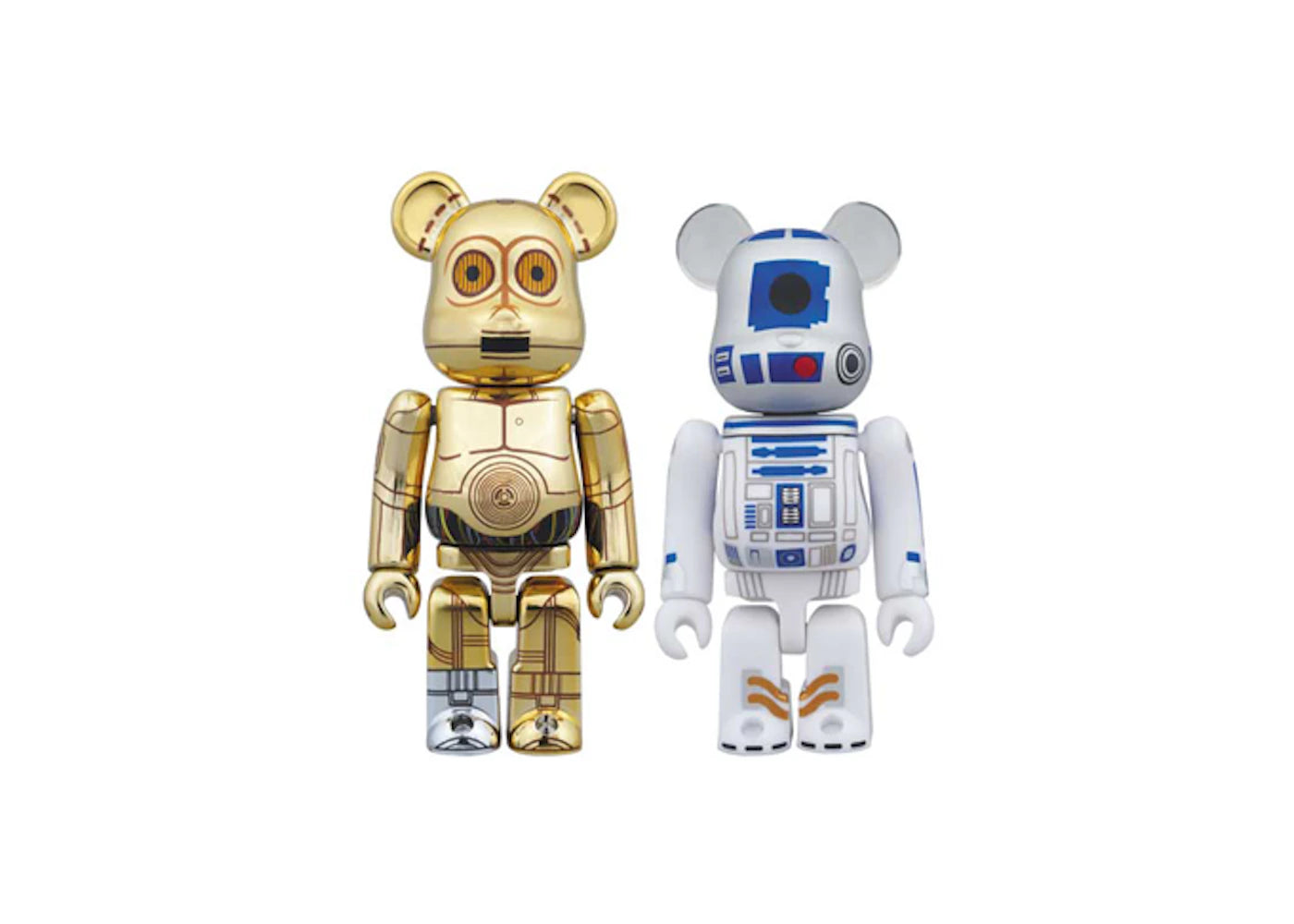 Bearbrick C-3PO & R2-D2 2 Pack 100% Multi