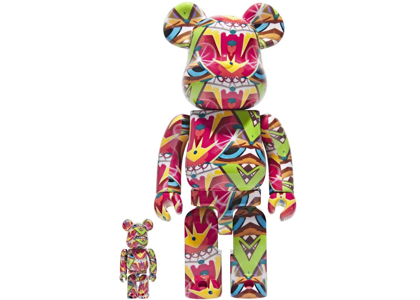 Bearbrick CRASH 100% & 400% Set Multi