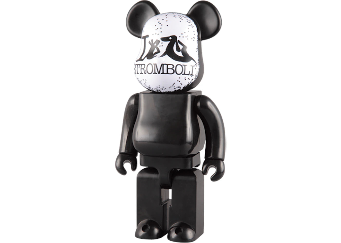 Bearbrick Caperino & Peperone A Round World 400% Black