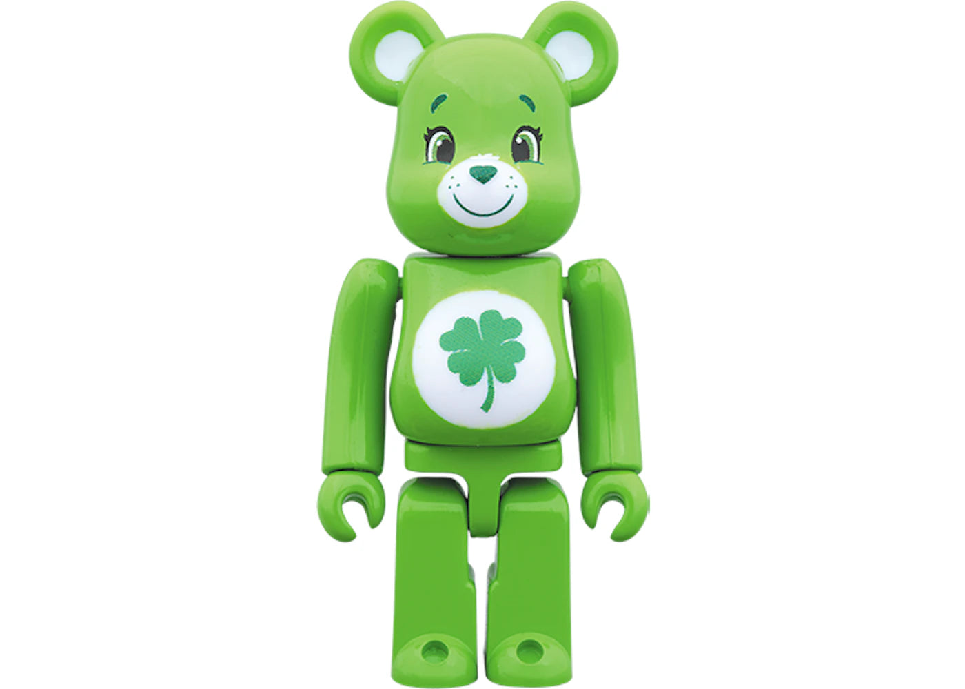 Bearbrick Care Bear (TM) Good Luck Bear 100% Green