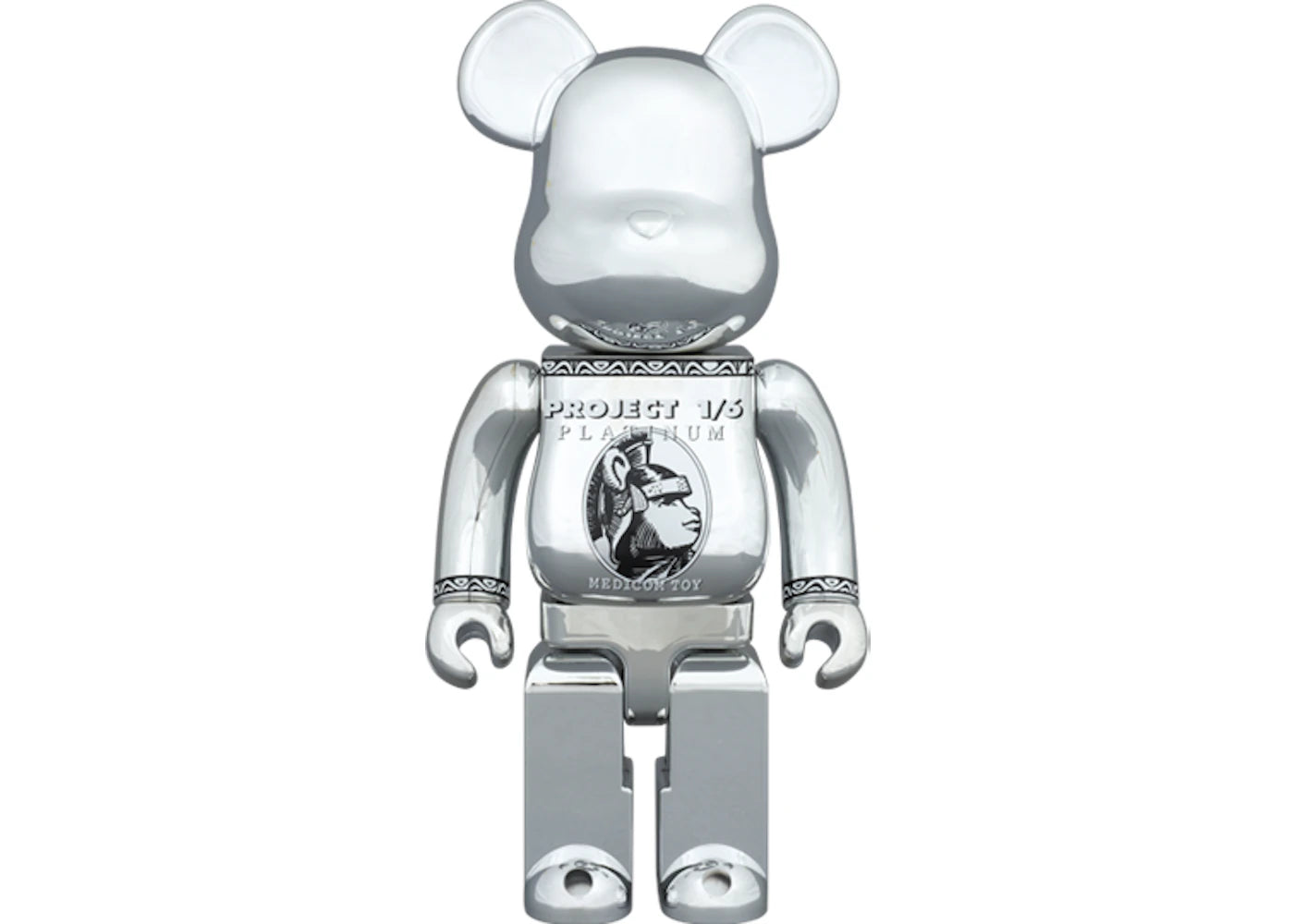 Bearbrick Centurion 400% Silver