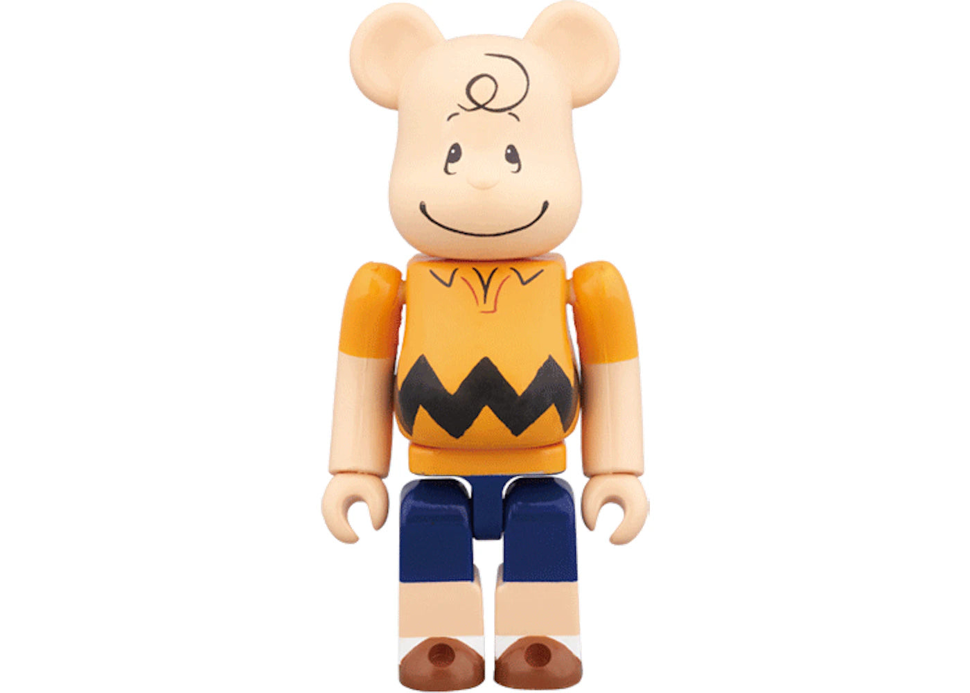 Bearbrick Charlie Brown 100% Beige