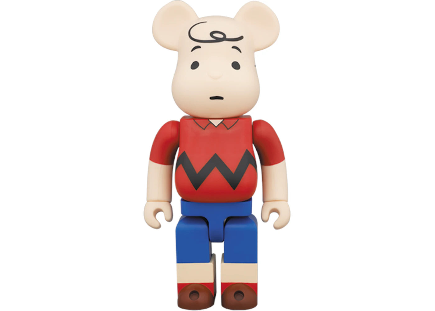 Bearbrick Charlie Brown 400% Beige/Red