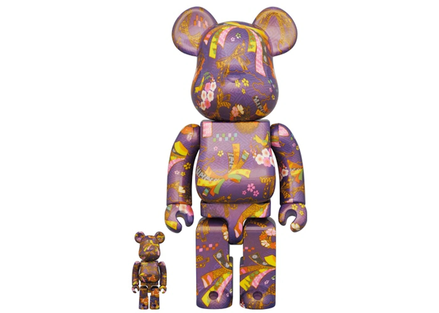 Bearbrick Chiyogami 2 100% & 400% Set