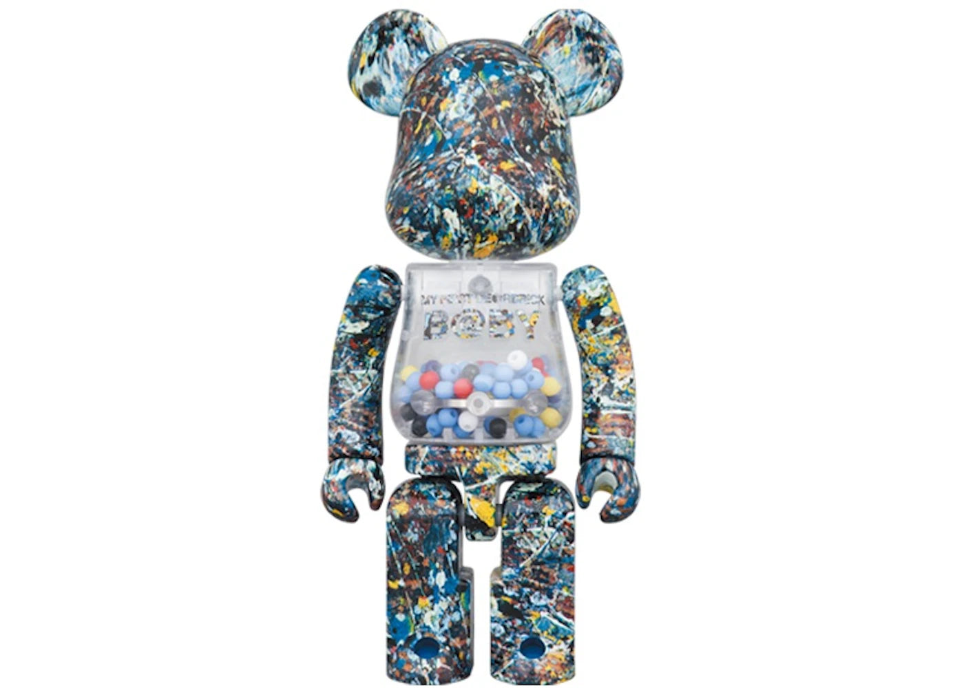 Bearbrick Chogokin My First Bearbrick Jackson Pollock Studio Ver. 200%