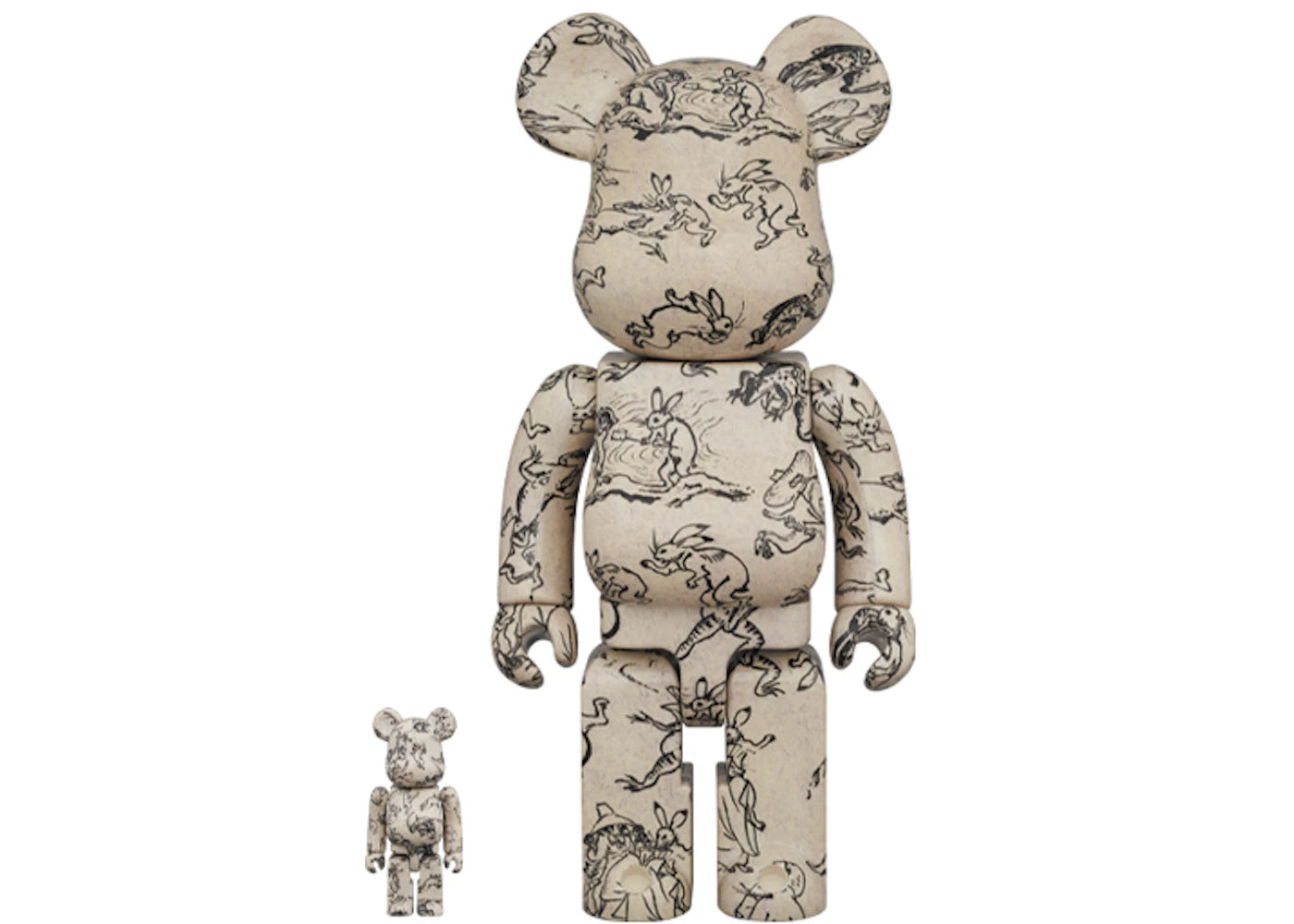 Bearbrick Choju-Jinbutsu-Giga Vol. 1 100% & 400% Set