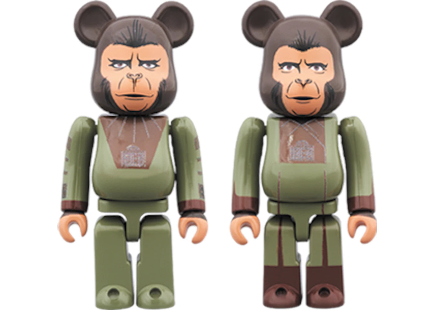 Bearbrick Cornelius & Zira 2 Pack 100% Brown