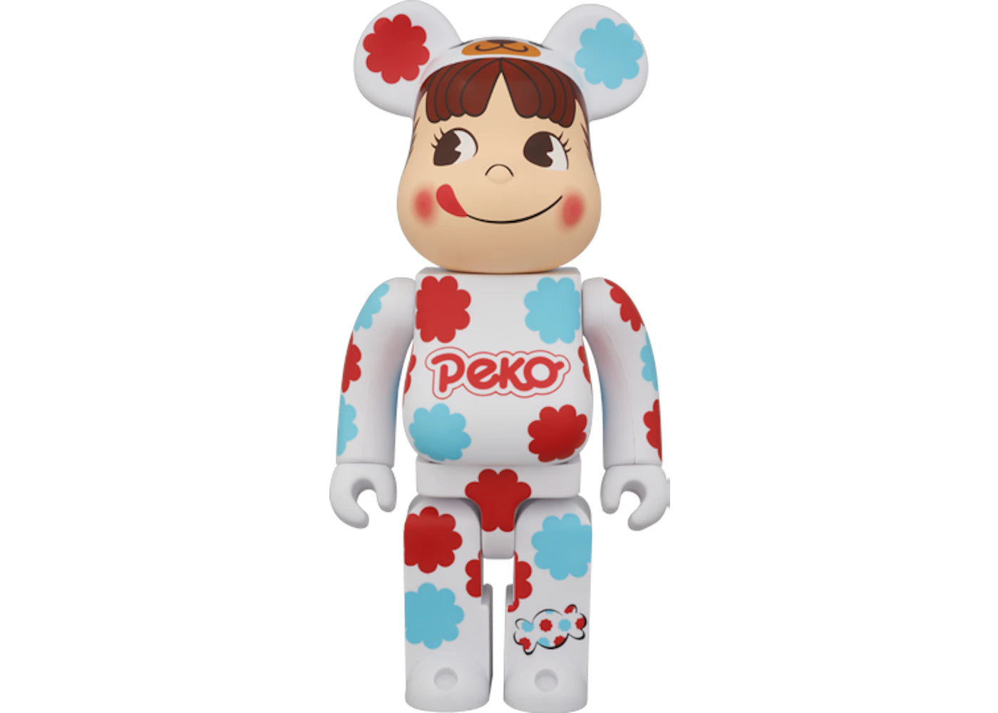 Bearbrick Costume Peko Chan 400% White