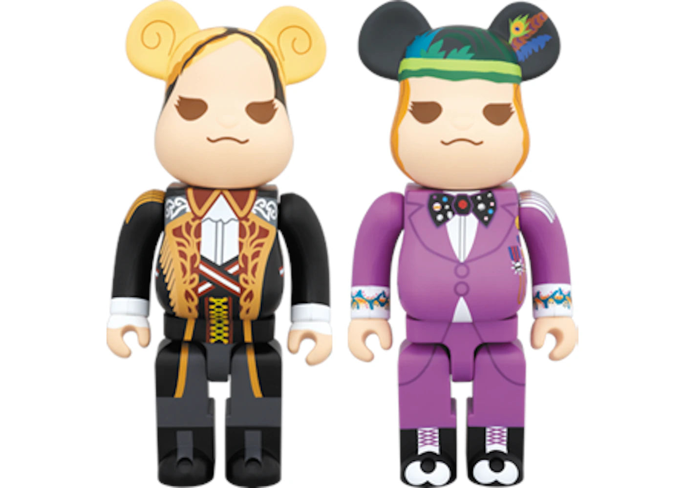 Bearbrick Crishow (Set of 2) 400% Multi