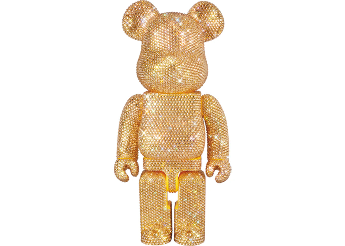 Bearbrick Crystal 400% Gold