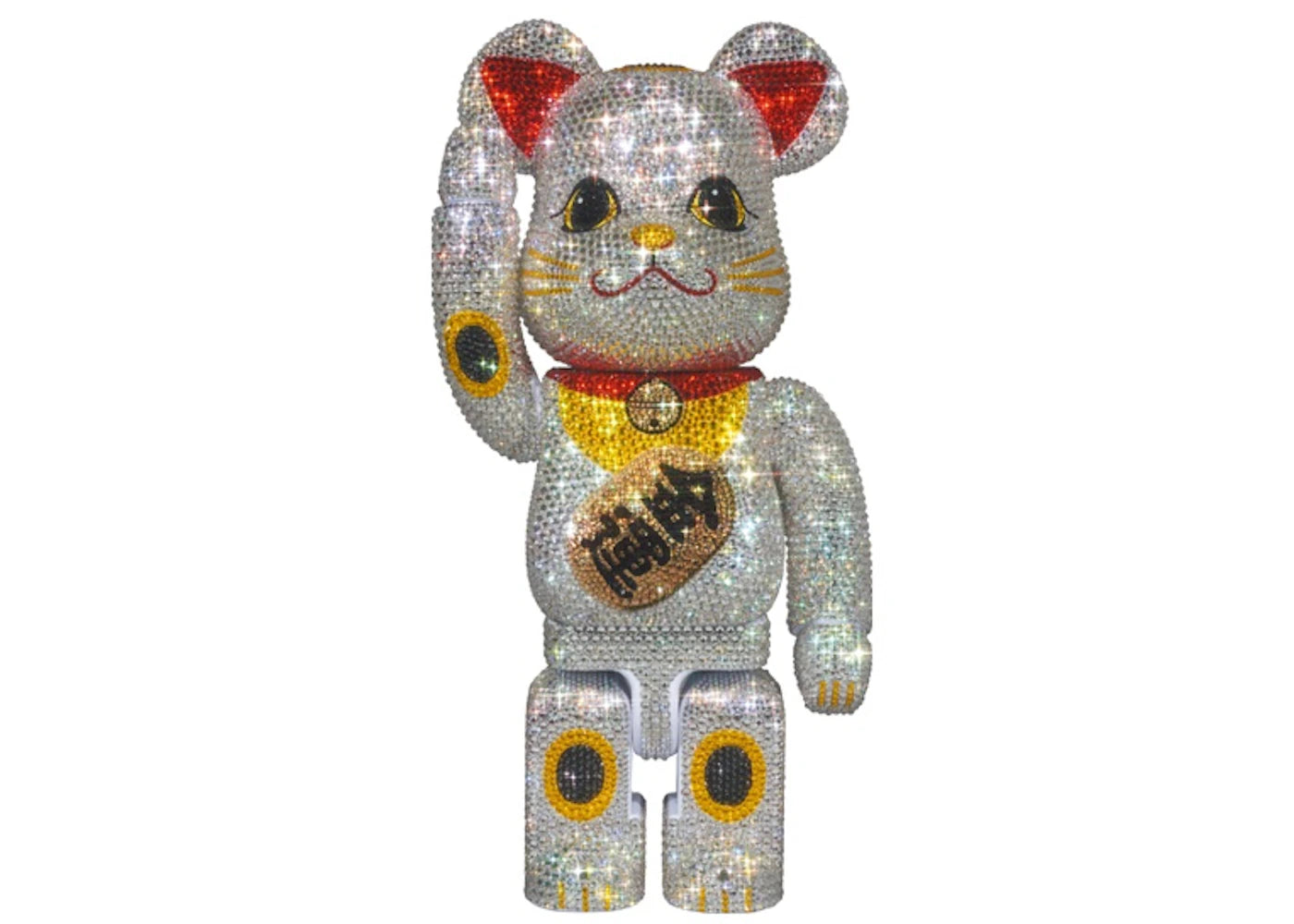 Bearbrick Crystal Decorate Lucky Cat 400%