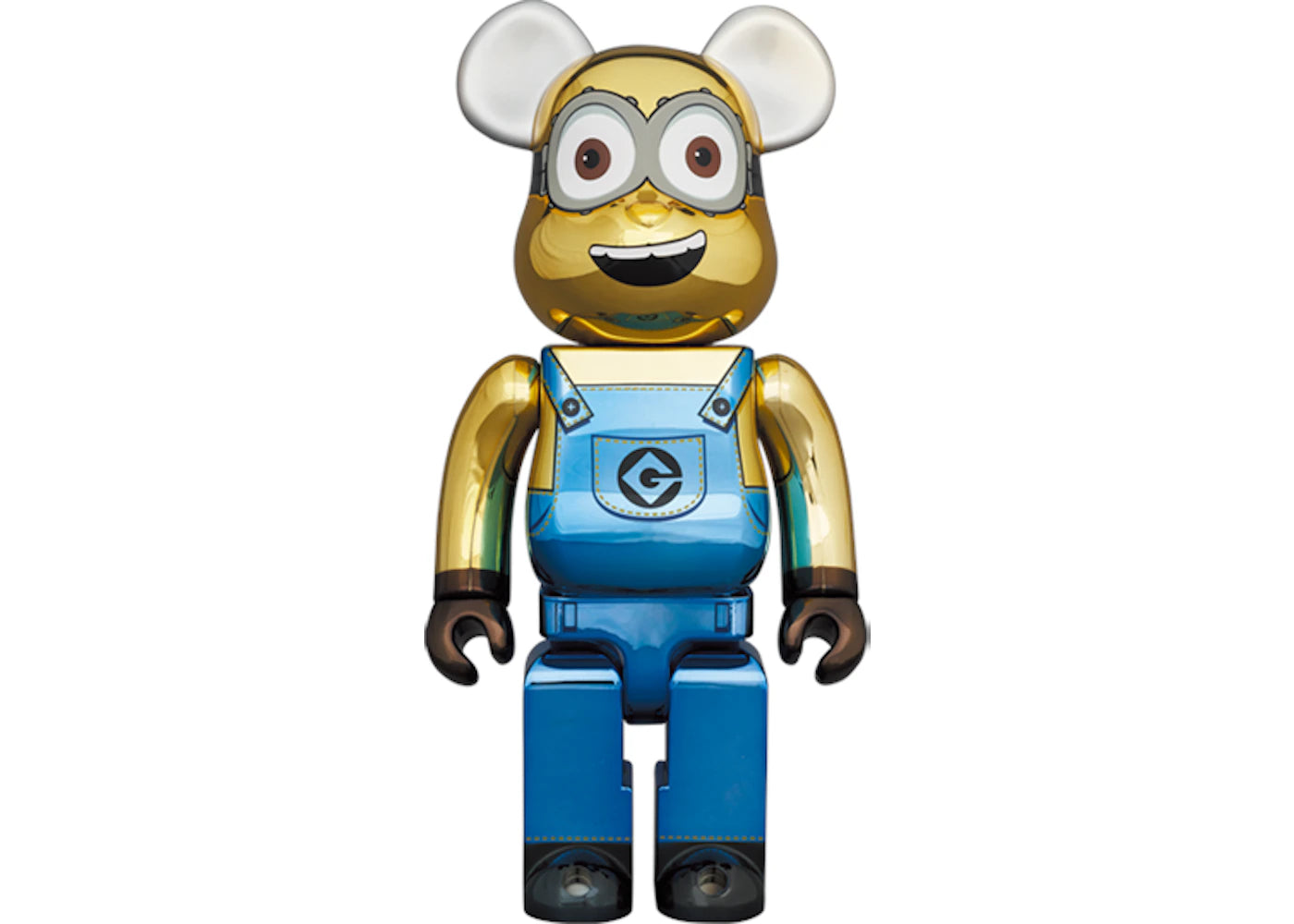 Bearbrick DAVE 1000% CHROME Ver.