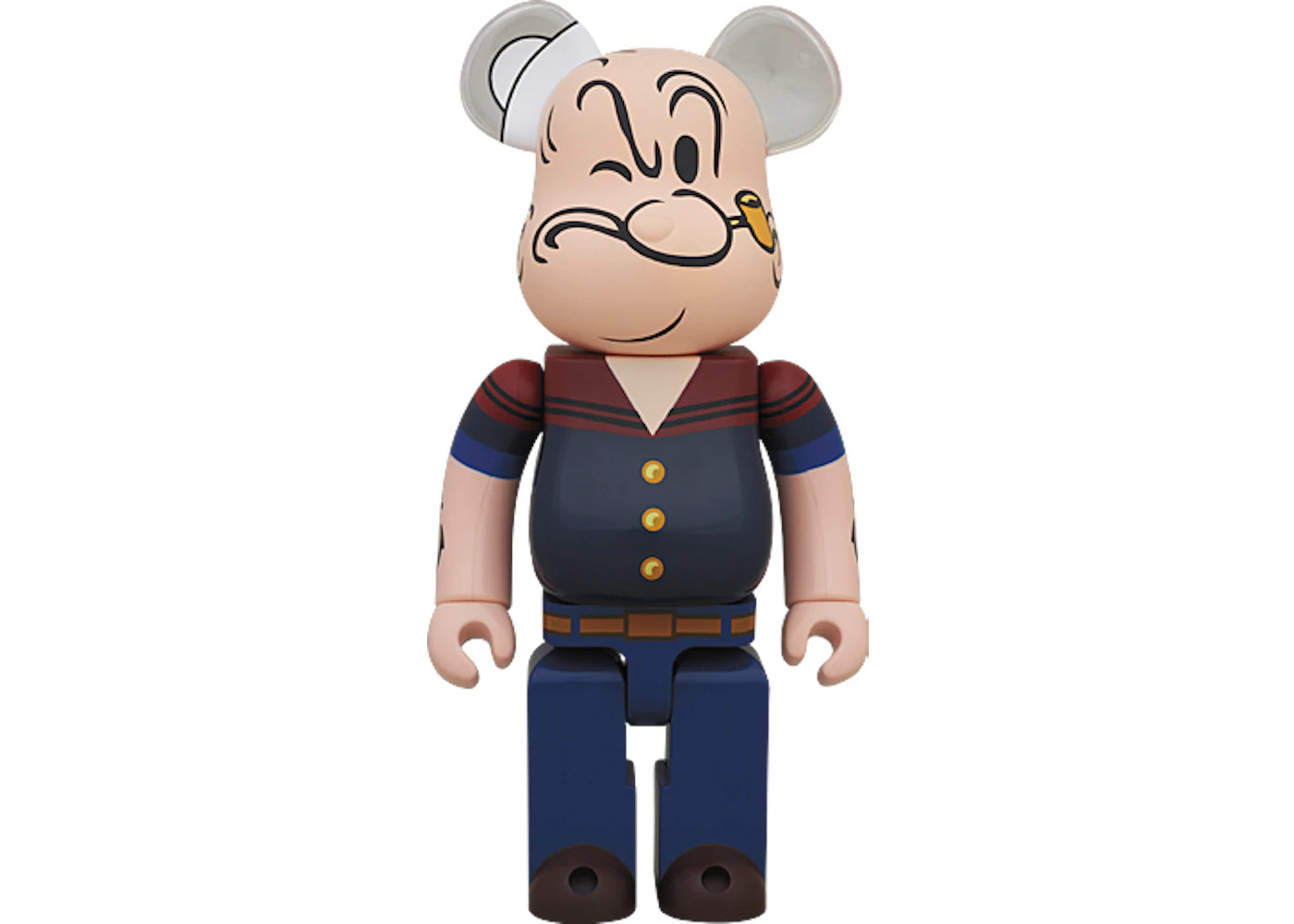 Bearbrick DRX Navy Popeye The Sailor Man 400% Blue