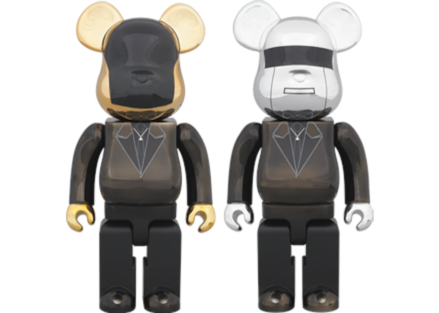 Bearbrick Daft Punk (2 Pack) 400% Black