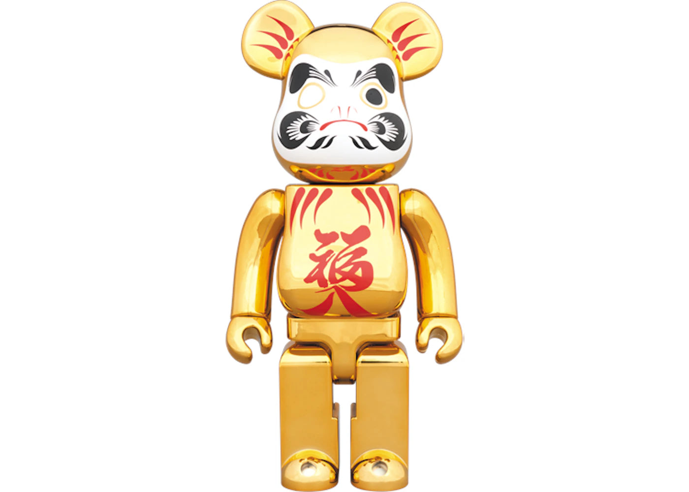 Bearbrick Daruma Gold Plating Commitment 400% Gold