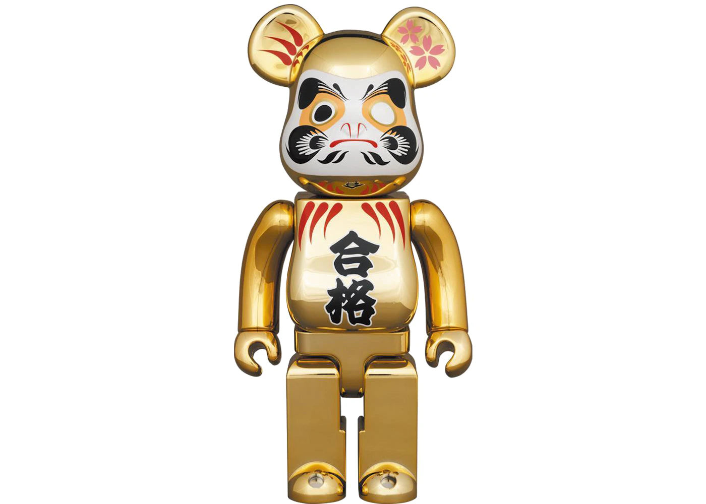 Bearbrick Daruma Goukaku Gold Plated 2 400% Gold