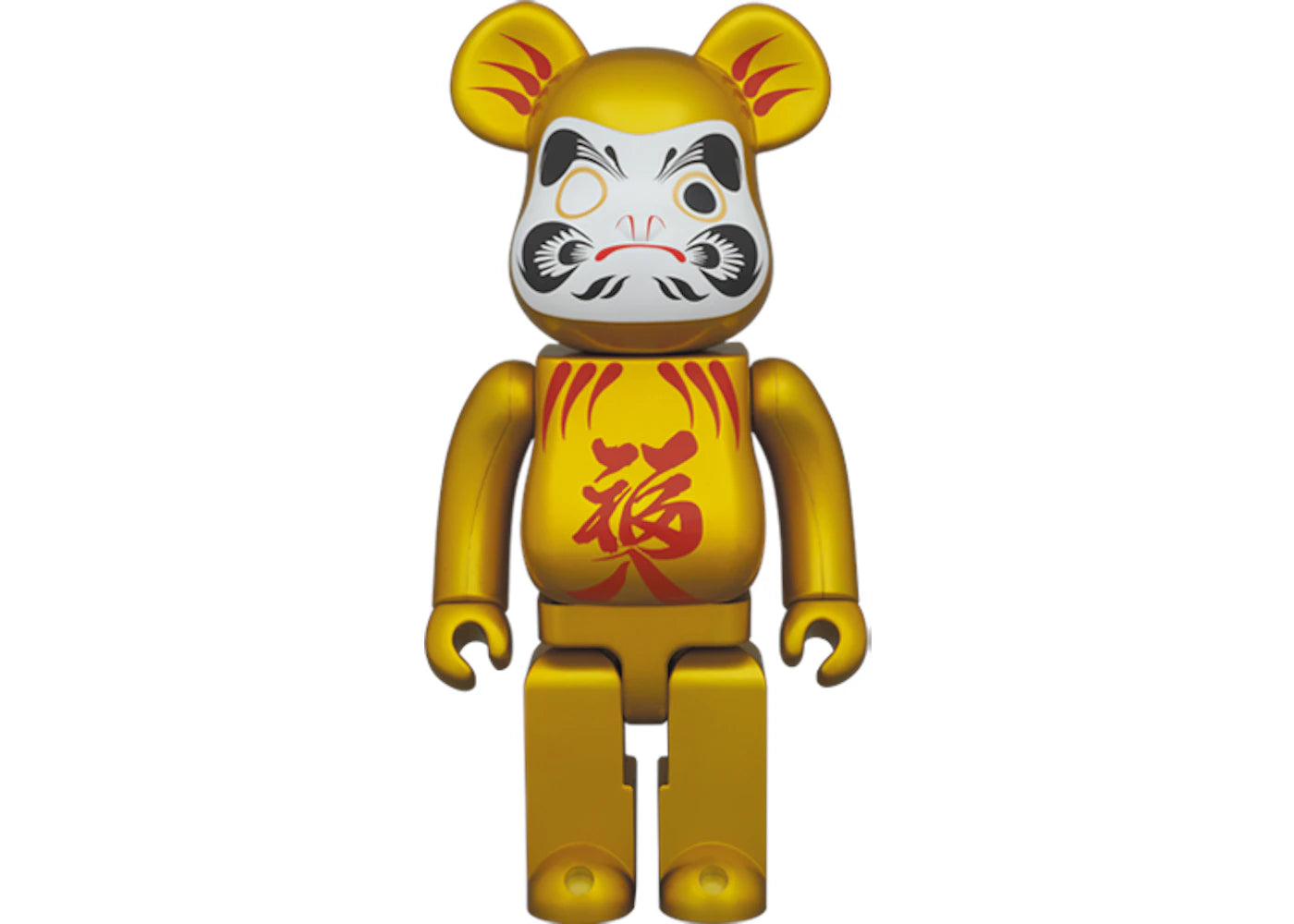 Bearbrick Daruma Pearl 400% Gold