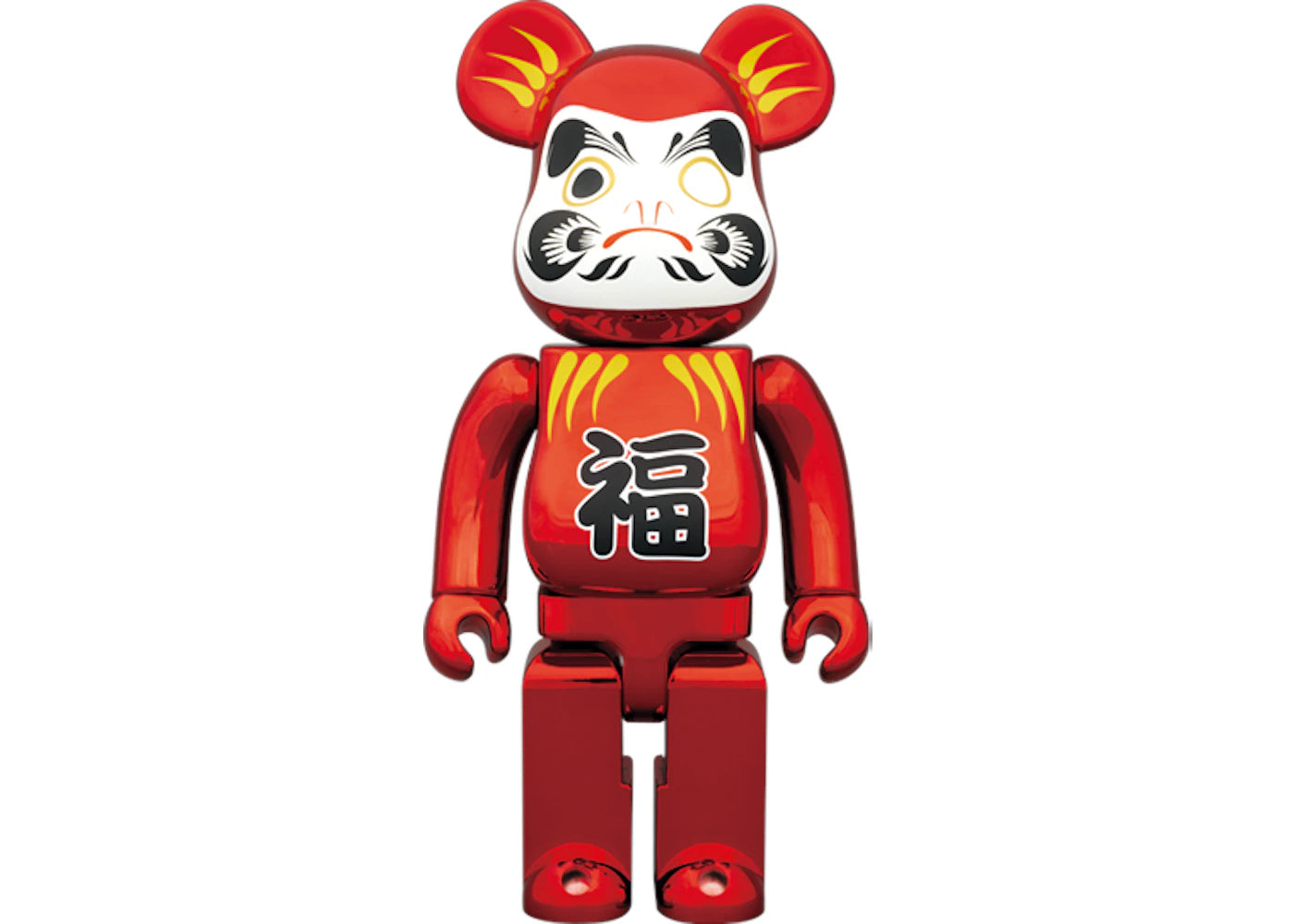 Bearbrick Daruma Red Plated 400% Red