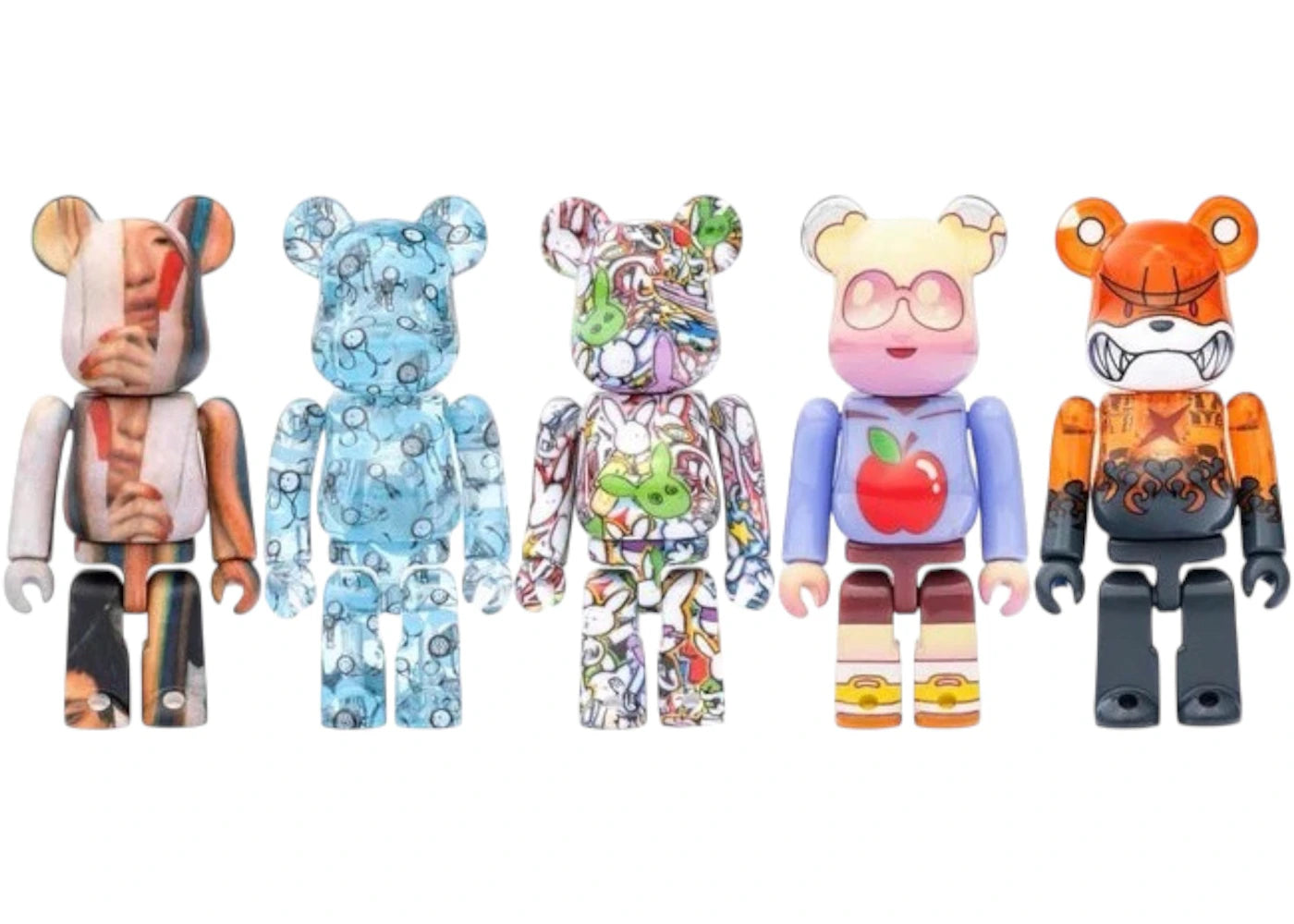 Bearbrick DesignerCon Artist Series 5 (TOUMA, RHYMEZLIKEDIMEZ, Soey Milk, The London Police, and Kodone) 100% Set of 5