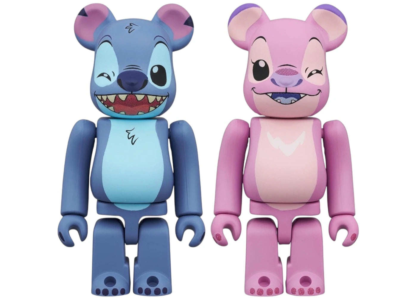 Bearbrick Disney Lilo & Stitch - Stitch & Angel 100% Set