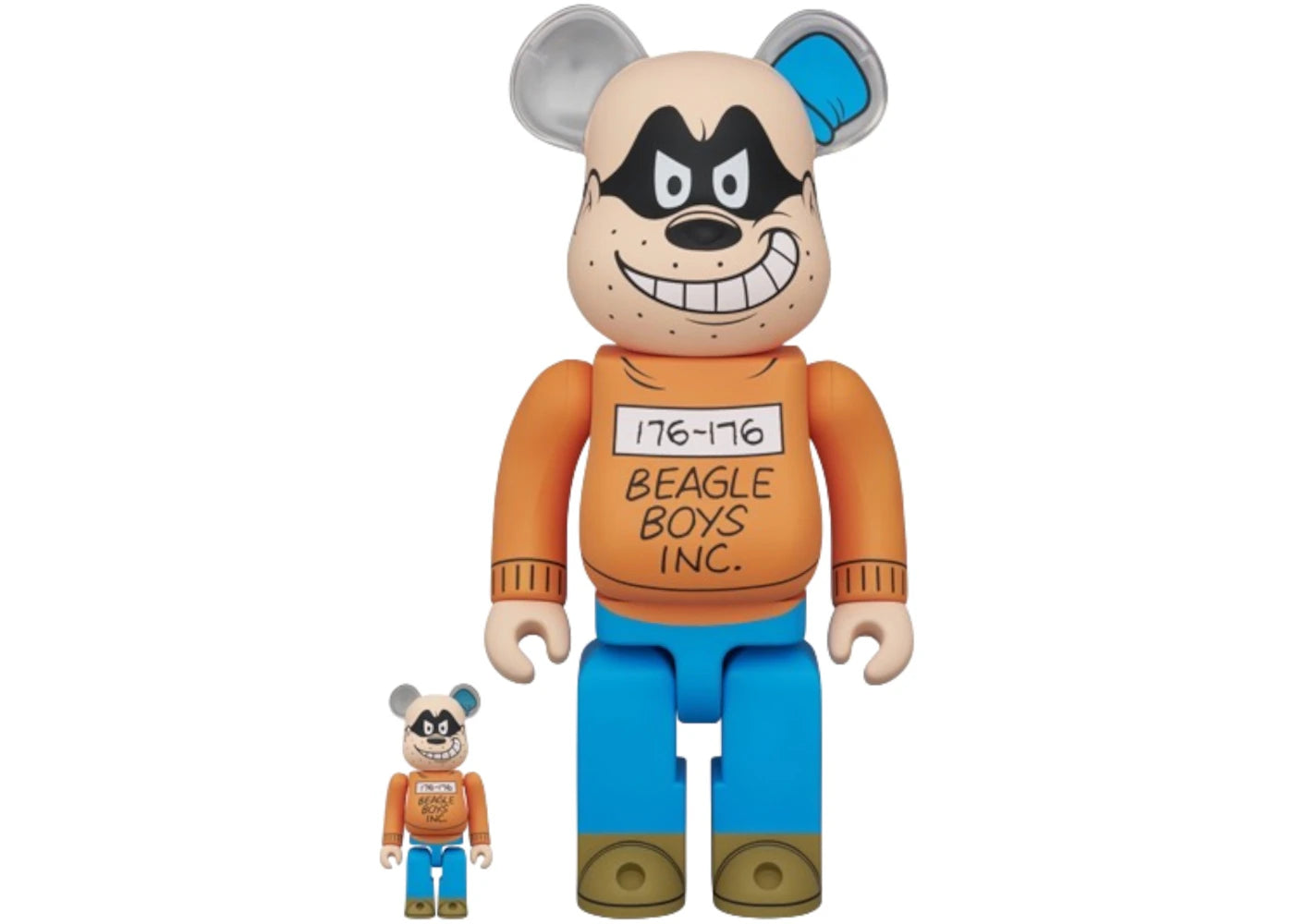 Bearbrick Disney The Beagle Boys 100% & 400% Set
